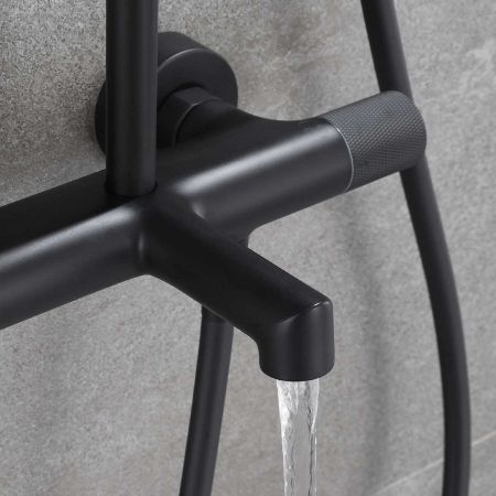 Душевая стойка Desire VSFS-1D1TMB термостатическая, черный, артикул VSFS-1D1TMB