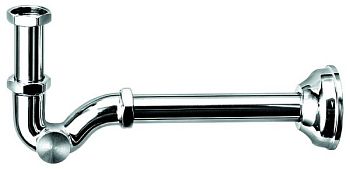 Emmevi, s-образный сифон для раковины, цвет бронза