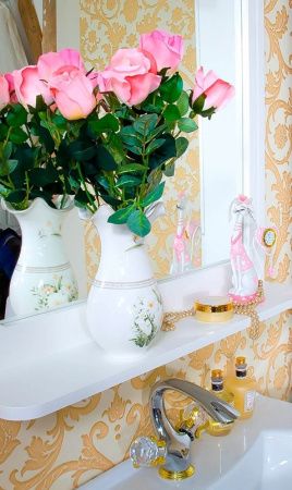 Зеркало Бриклаер Анна Лаура 75 с подсветкой Белое