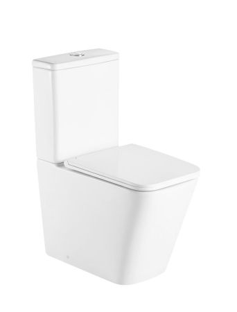 Унитаз-компакт безободковый D&K Berlin 610*345*825мм (DT1437016), артикул DT1437016