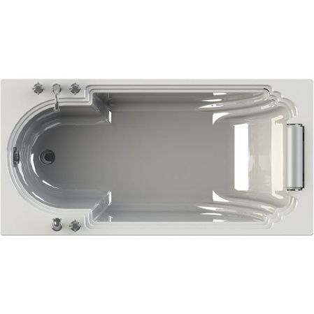 Акриловая ванна Radomir Fra Grande Анабель 170x85 без гидромассажа Хром