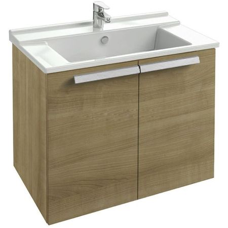 Тумба под раковину Jacob Delafon Struktura 77 EB1281-E13 подвесная Розовое дерево, артикул EB1281-E13