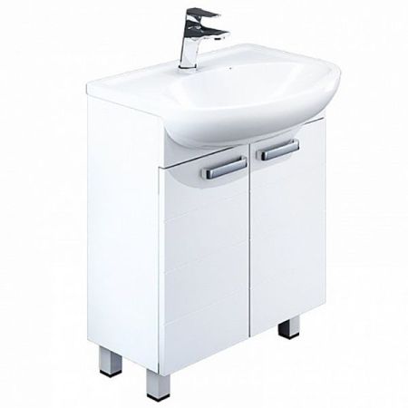 Тумба с раковиной Iddis Harizma 60 Белая