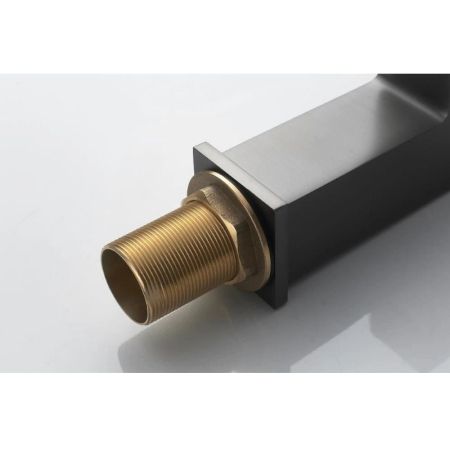 Смеситель для кухни Knotlor KN-21/GM, вороненая сталь, артикул KN-21/GM