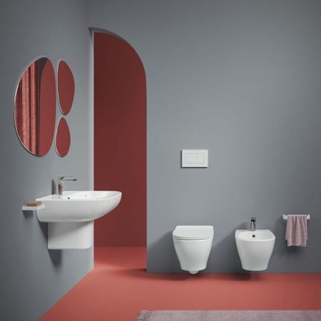 Artceram TEN Унитаз подвесной, 52х36см, безободковый, с крепежом, цвет: белый матовый, артикул TEV006 05 00