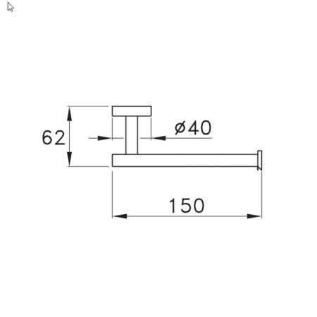 Stella Sirius Держатель туалетной бумаги, цвет Brushed nickel, артикул SR 10015 PV05