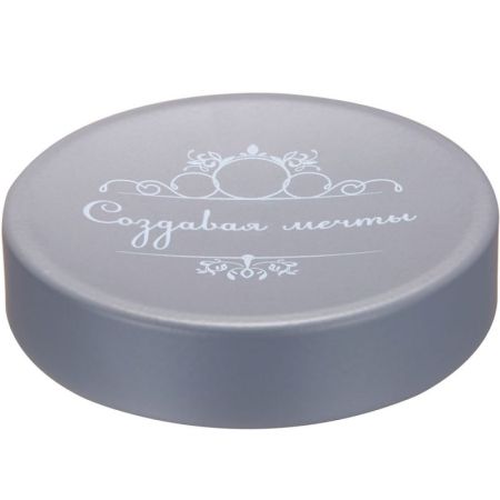 Мыльница настольная, серая, Создавая мечты