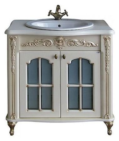 Тумба с раковиной Атолл Бисмарк dorato (золото)