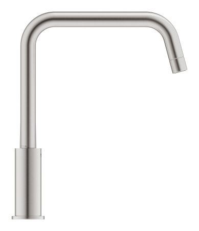 Смеситель для кухни GROHE Eurosmart 2021, U-образный высокий излив, суперсталь (30567DC0) Смеситель для кухни GROHE Eurosmart 2021, U-образный высокий излив, суперсталь (30567DC0)