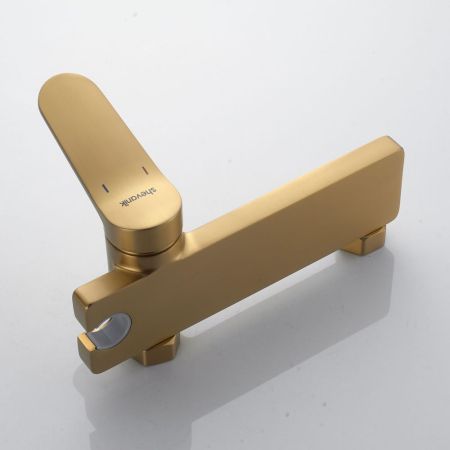 Гигиенический душ со смесителем Shevanik S4305G-1, золотой сатин