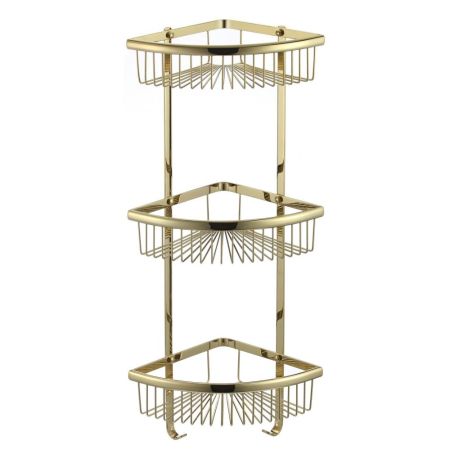 Полка угловая Savol S-B5854-3, золото, артикул S-B5854-3