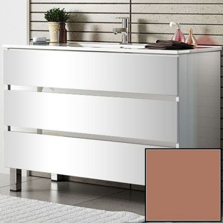 Тумба с раковиной SanVit Кубэ-3 75 kkube3075 в цвете Ral Капучино Тумба с раковиной SanVit Кубэ-3 75 kkube3075 в цвете Ral Капучино