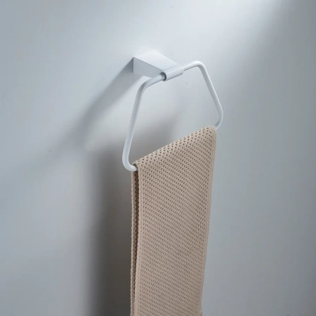 Кольцо для полотенец Shevanik SG5706C, белый, артикул SG5706C