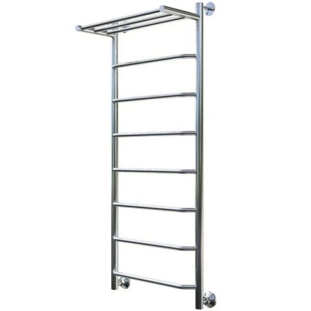 Водяной полотенцесушитель Тругор Браво 1 П НП 120x50 с полкой Хром, артикул Браво1/нп12050П