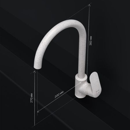 F8007133 Like смеситель для кухни, элегантный белый, шт