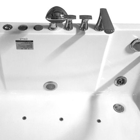 Акриловая ванна Gemy G9227 E 165х80 L с гидромассажем, артикул G9227EL