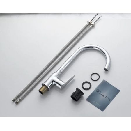 Смеситель для кухни Knotlor KN-51, хром, артикул KN-51
