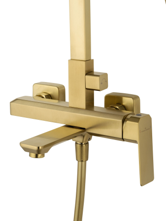 Душевая система WONZON & WOGHAND, Брашированное золото (WW-88739011-BG)