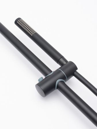 AQM 8001MB Душевая система для душа со смесителем, Матовый Чёрный, артикул AQM8001MB