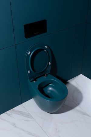 Чаша подвесного унитаза Allen Brau Fantasy 4.11004.PT петроль, артикул 4.11004.PT