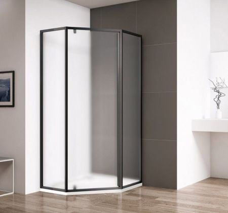 ECO-O-P-1-90-P-NERO Душевой уголок, артикул ECO-O-P-1-90-P-NERO