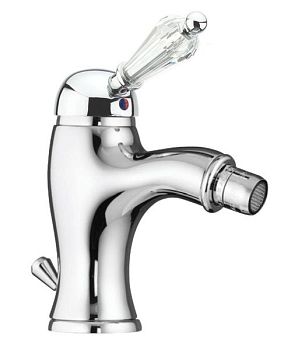 Fiore Imperiale Sky, однорычажный смеситель для биде h18.2 см, c донным клапаном, цвет хром - Swarovski