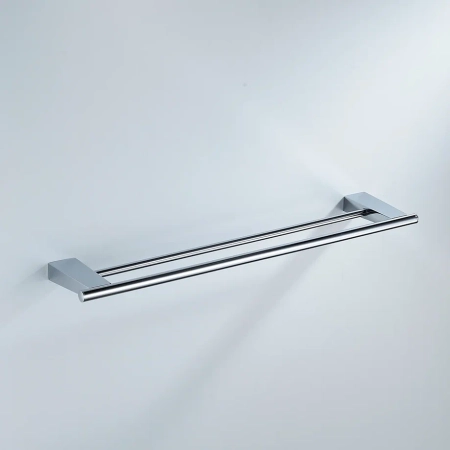 Полотенцедержатель двойной Shevanik SG5727, хром, артикул SG5727