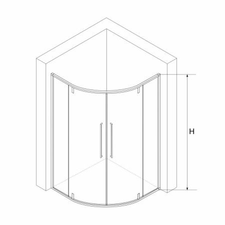 Душевой уголок RGW SV-53 (1000x1000, Прозрачное)