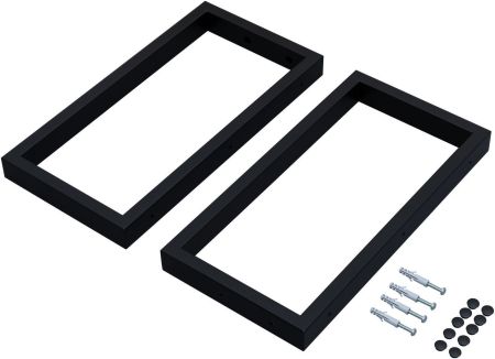 Комплект кронштейнов Aquanet Магнум черный матовый, артикул 00320677