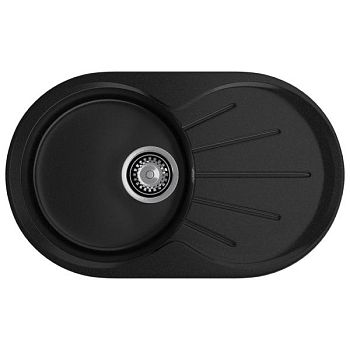 Кухонная мойка GranFest RONDO 750L, черный