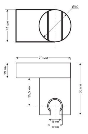 Держатель для душа, артикул: SH405, ESKO, артикул SH405