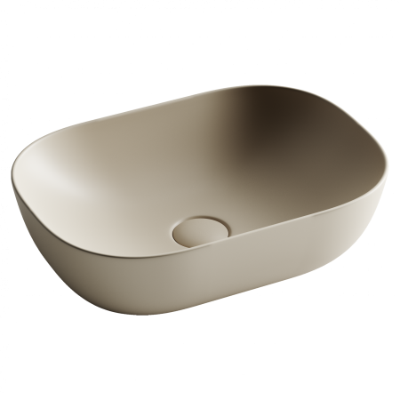 Умывальник чаша накладная прямоугольная (цвет Капучино Матовый) Element 455*325*135мм CN6009MC, артикул CN6009MC