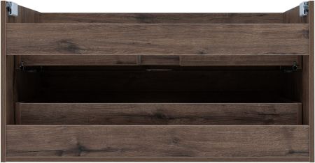 Тумба под раковину Aquanet Алвита New 100 2 ящика, дуб веллингтон табак, артикул 00334188