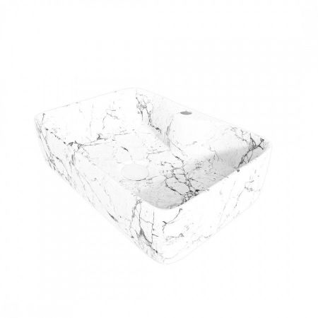 Раковина чаша Maretti UM13NS96-740MR, белый мрамор, артикул UM13NS96-740MR