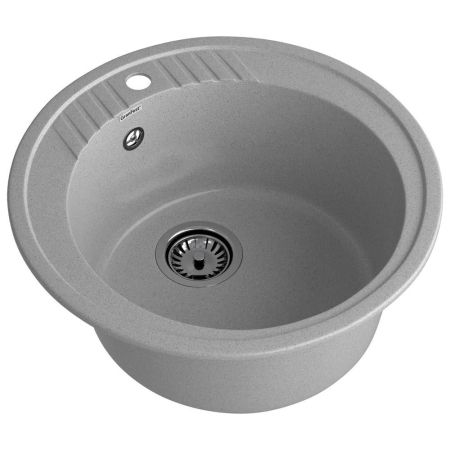 Кухонная мойка GranFest RONDO 520, серый, артикул R-520 серый
