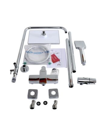 SLIDER-CD-NOP Душевая стойка со смесителем, черный матовый, артикул SLIDER-CD-NOP