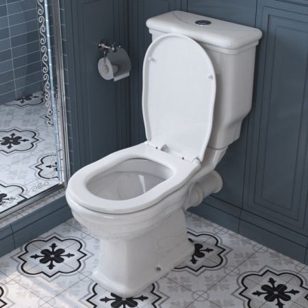 Унитаз-компакт с горизонтальным выпуском воды BELBAGNO BOHEME P-TRAP, артикул CZR-BTN-Br