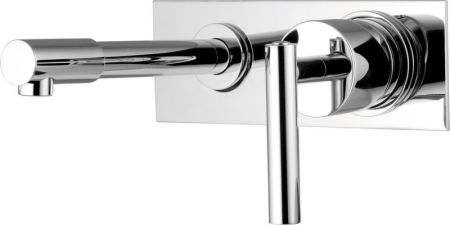 Mariner Energy, смеситель для раковины из стены с донным клапаном "click clack", цвет хром, артикул 6256-010