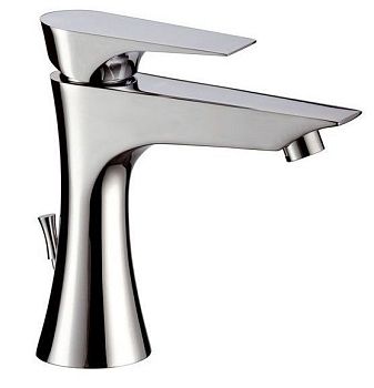 Daniel Diva, однорычажный смеситель для раковины (излив 10,6 см), с донным клапаном, цвет золото