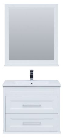 Мебель для ванной Aquanet Бостон М 80 белый( лит. мрамор), артикул 00259387