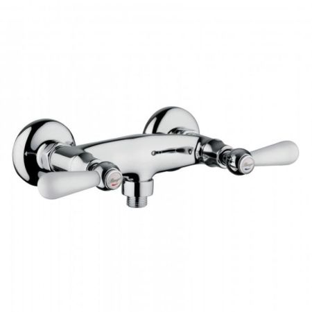 Bongio Oxford Lux Смеситель для душа, цвет хром/белый фарфор, артикул 19523CR0L