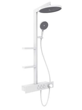 AQM 8005W Душевая система для душа с термостатом,  Белый, артикул AQM8005W