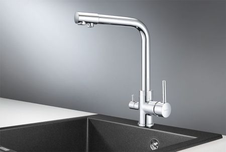 Смеситель для кухни GRANULA (2015, ХРОМ), артикул 2015, ХРОМ