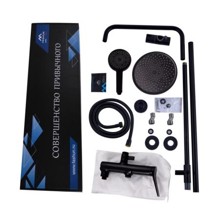 Душевая система FASHUN A2486-7, черный