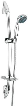 Душевой комплект: штанга, лейка, шланг, мыльница. C02579, цвет хром