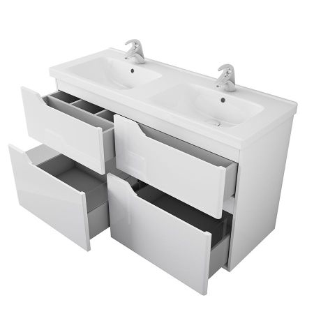 Тумба Hella stor 120, белый лак, артикул OW24.08.00