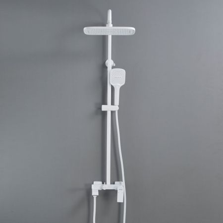 Душевая система Shevanik S4136C, белый