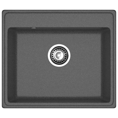 Кухонная мойка GranFest VERTEX 580, графит, артикул V-580 графит