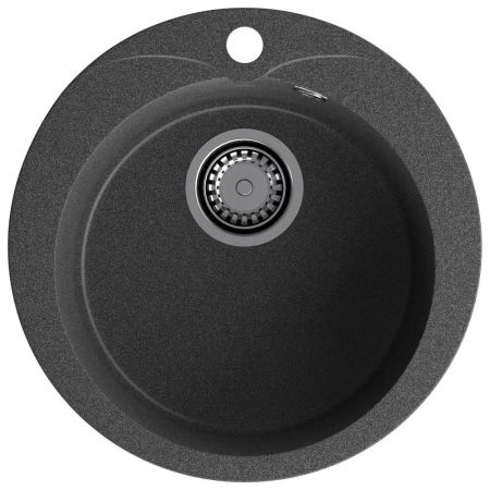 Кухонная мойка GranFest RONDO 480, графит, артикул R-480 графит