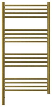 Полотенцесушитель электрический "БОГЕМА 3.0" прямая 1000х500 / МЭМ левый (Состаренная бронза), артикул 05-5804-1050
